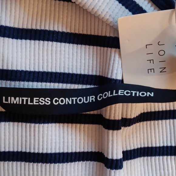 Zara limitless contour collection blue white romper NWT - Picture 7 of 7